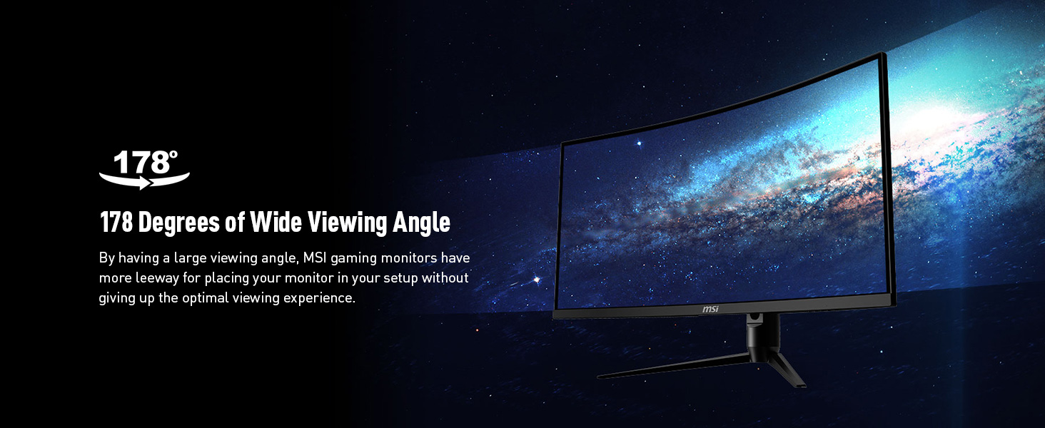 178 degree viewing angles